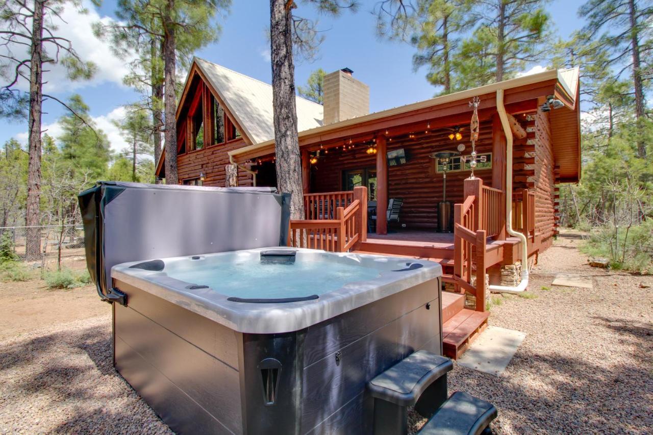 Lakeside Cabin On 2 Acres With Fire Pit And Hot Tub! Villa Pinetop-Lakeside Luaran gambar