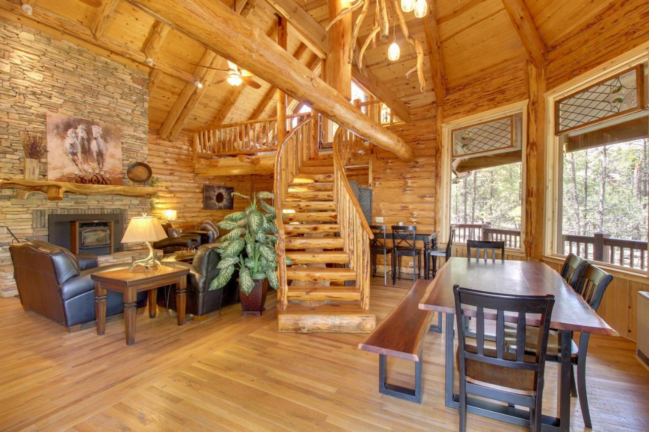 Lakeside Cabin On 2 Acres With Fire Pit And Hot Tub! Villa Pinetop-Lakeside Luaran gambar